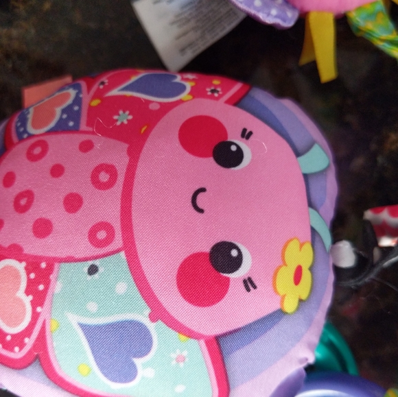 Infantino Spiral Activity Toy Pink Bird Butterfly Baby Rattle - Picture 12 of 15